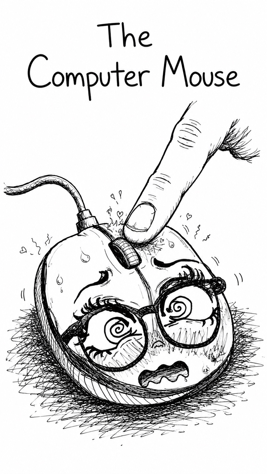 The Computer Mouse — original pen drawing